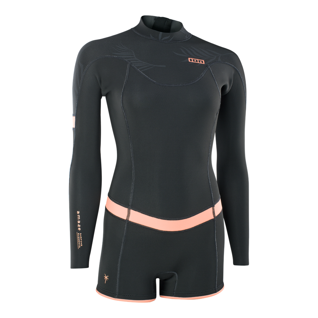 ION Women Wetsuit Amaze Shorty 2.0 Longsleeve Back Zip 2022